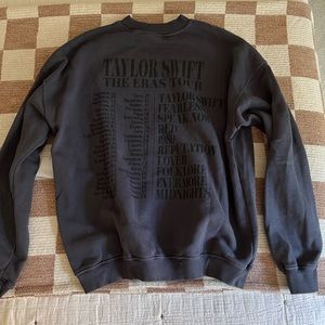 Eras tour Blue crewneck XS